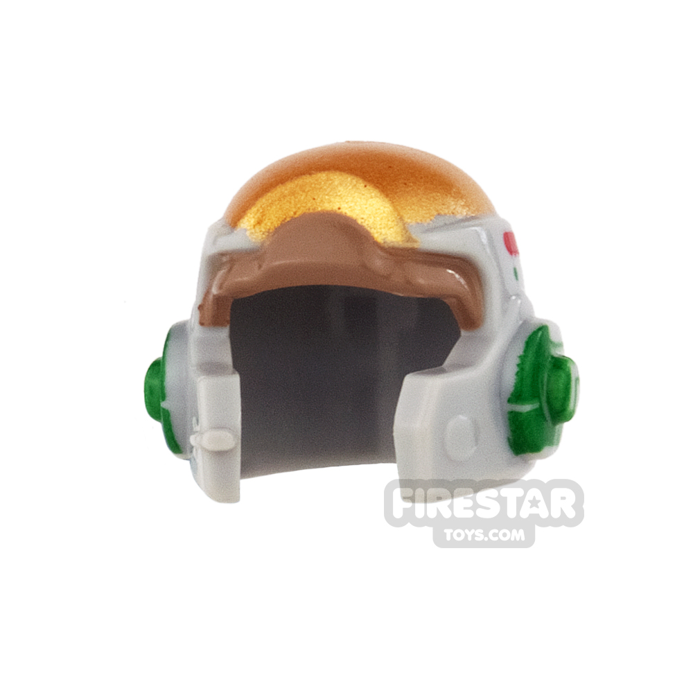 LEGO SW Rebel Pilot A-Wing HelmetLIGHT BLUEISH GRAY