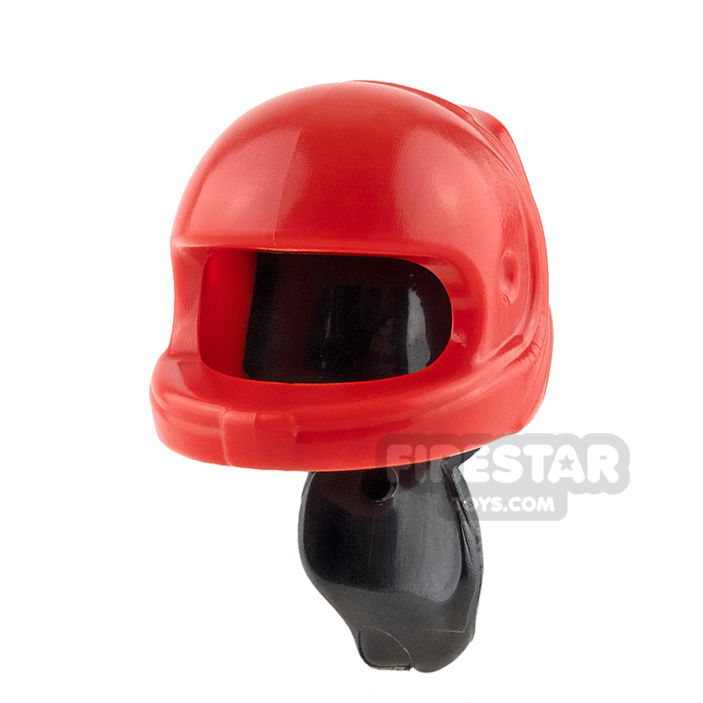 LEGO - Red Racing Helmet with PonytailRED