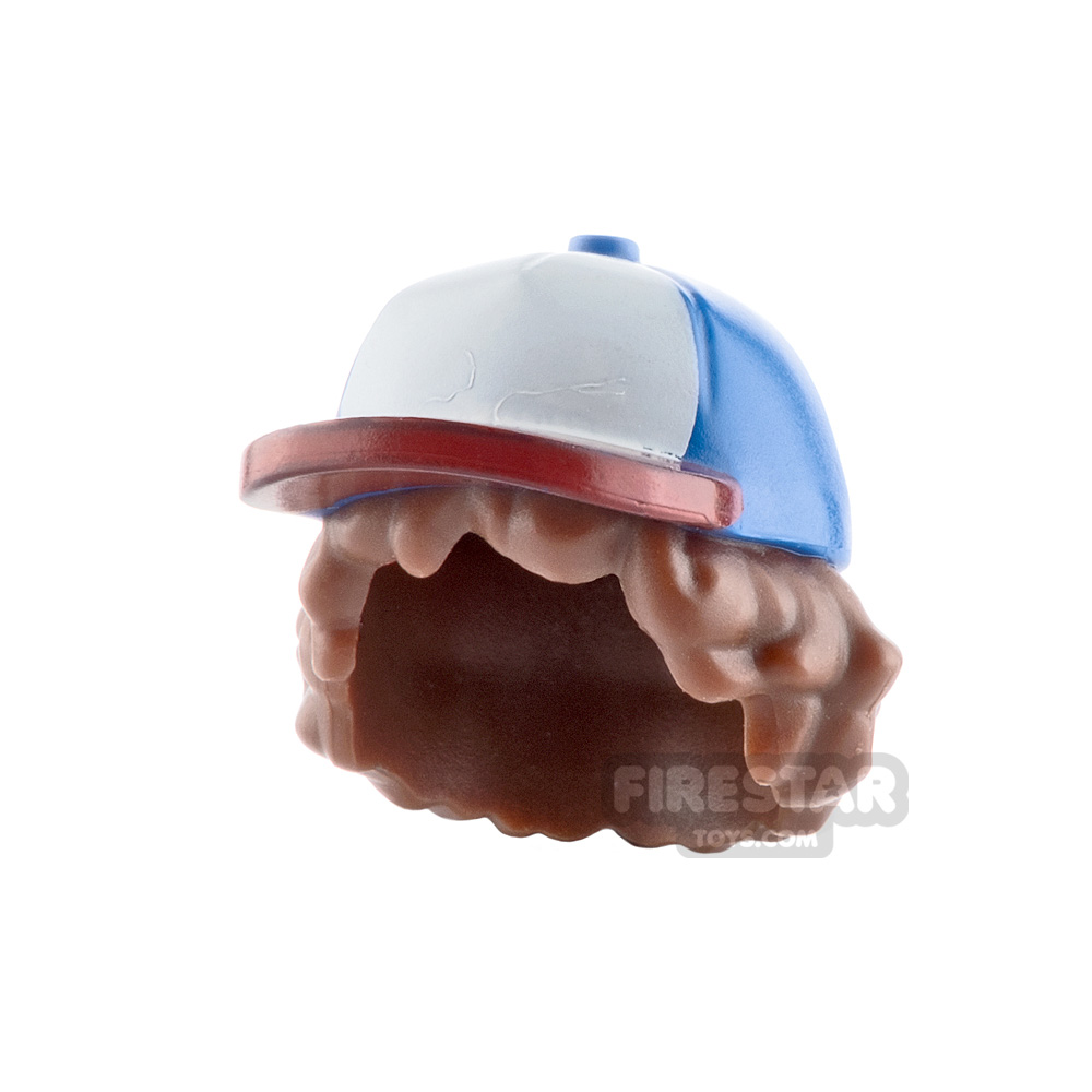 NEUF Minifig headgear Hair with Hat Lego 65730pb01-1x Casquette et cheveux 