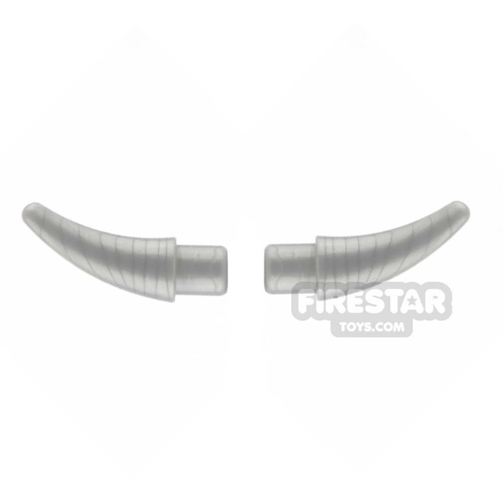LEGO Horns PairPEARL LIGHT GRAY