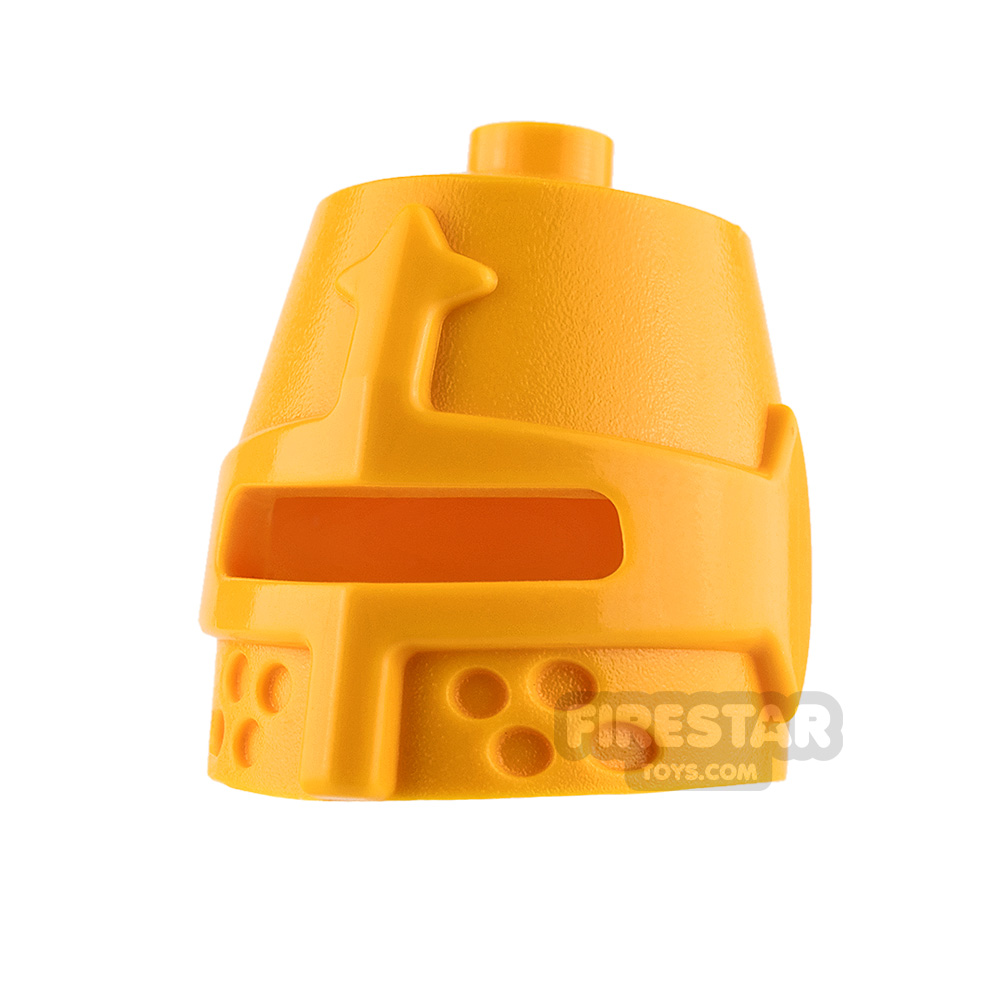 LEGO - Eye Slit Castle Helmet - Bright Light Orange