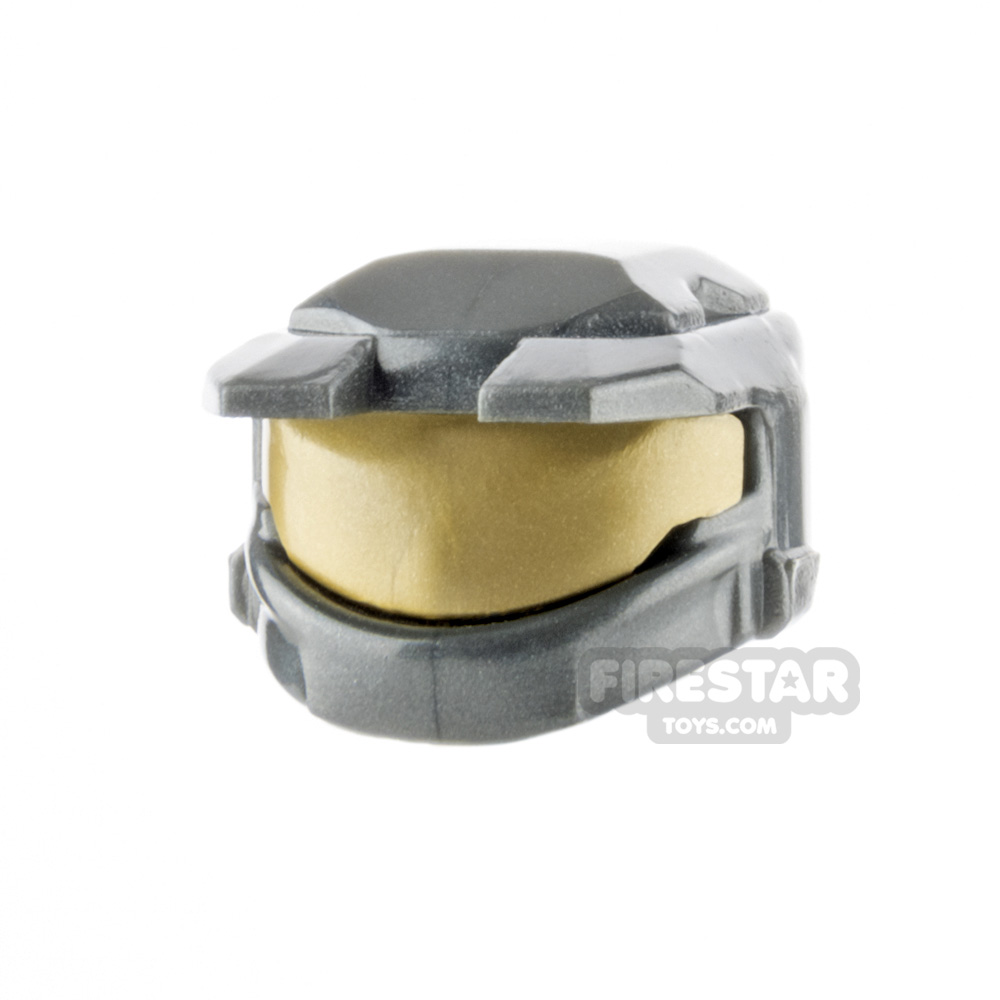 BrickTactical Space Marine Helmet Gold VisorSTEEL