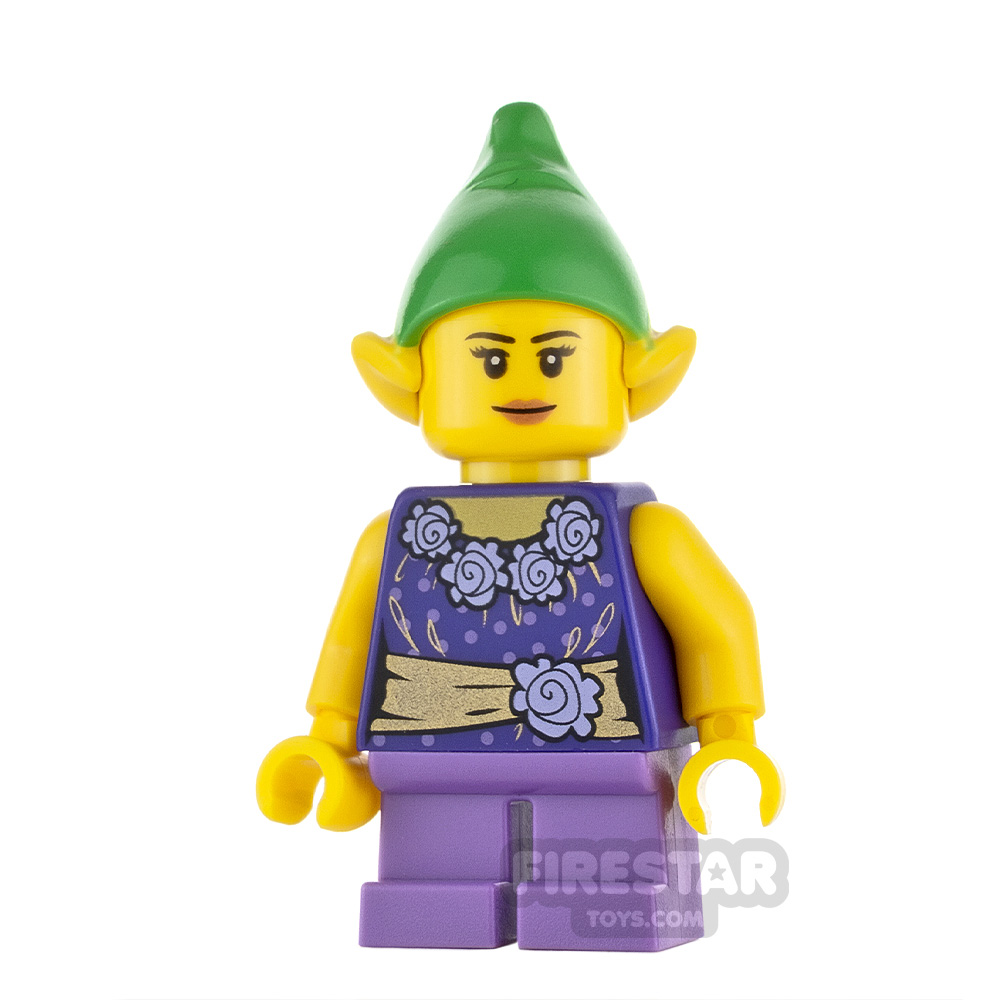 LEGO City Minifigure Elf Dark Purple Top