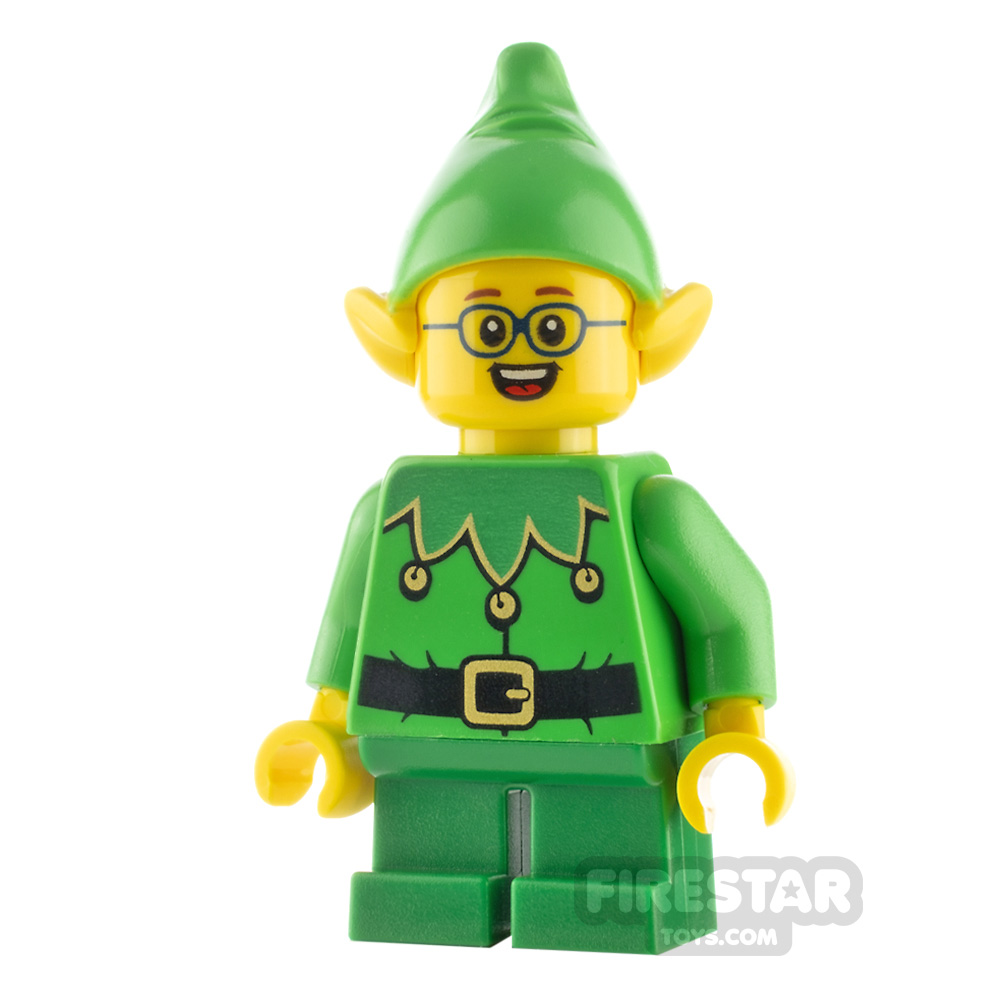 LEGO City Minifigure Elf Scalloped Collar and Glasses