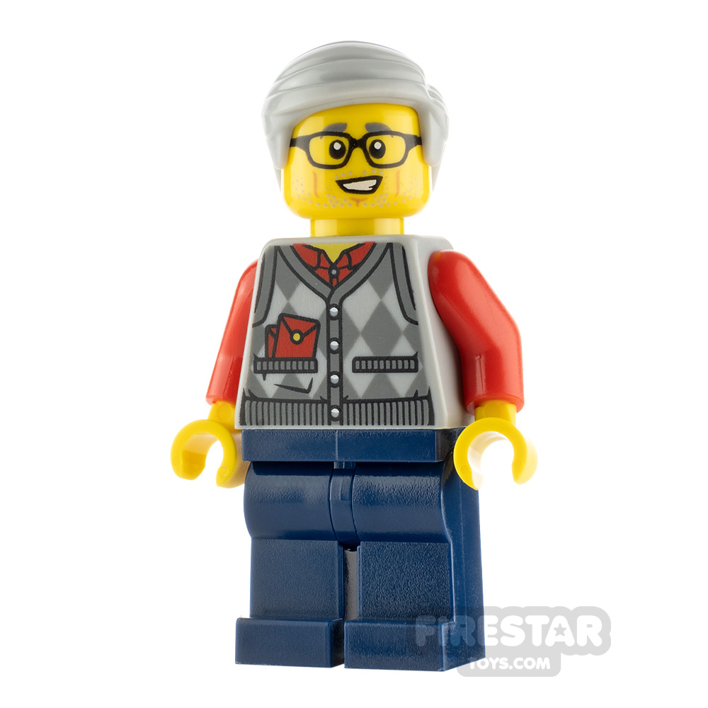 Le grand-père LEGO Minifigure City Grandfather 
