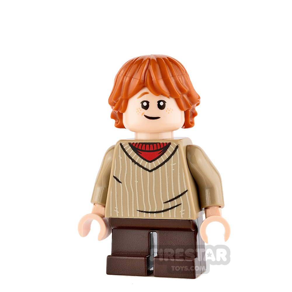 LEGO Harry Potter Mini Figure - Ron Weasley - Dark Tan Sweater