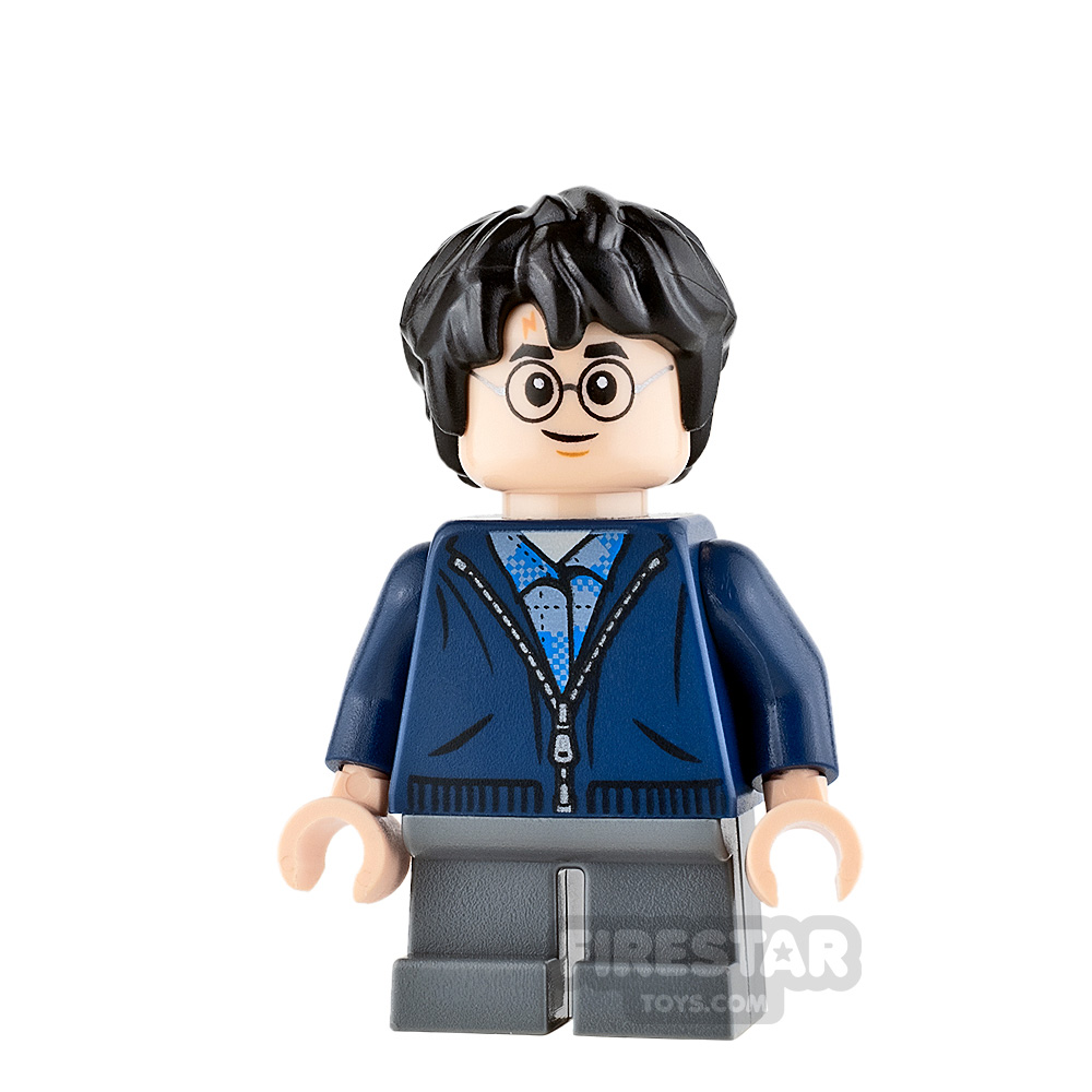 LEGO Harry Potter Mini Figure - Harry Potter - Dark Blue Hoodie