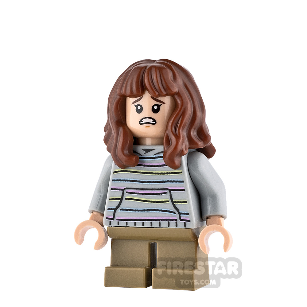 LEGO Harry Potter Minifigure Hermione Granger Gray Hoodie