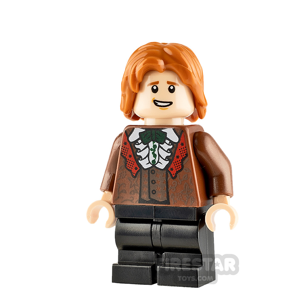 LEGO Harry Potter Minifigure Ron Weasley Reddish Brown Suit