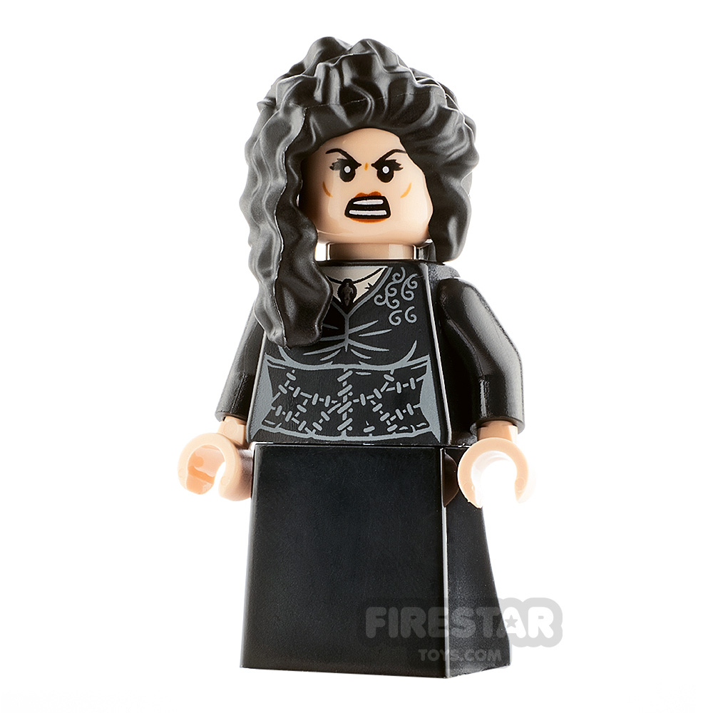 LEGO Harry Potter Minifigure Bellatrix Lestrange Black Dress