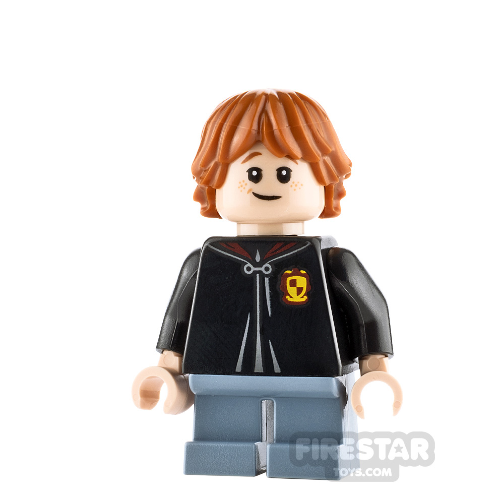 LEGO Harry Potter Minifigure Ron Weasley Gryffindor Robe