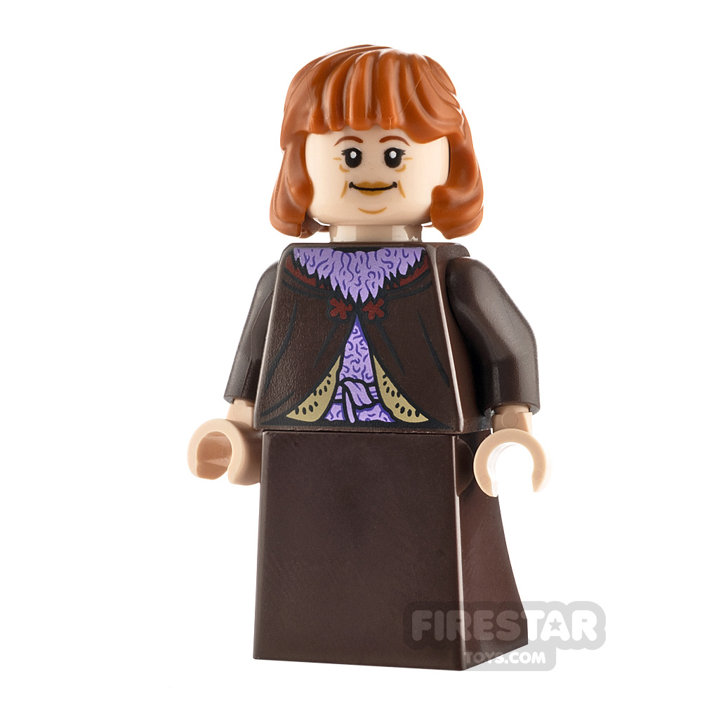 LEGO Harry Potter Minifigure Molly Weasley Dark Brown Skirt