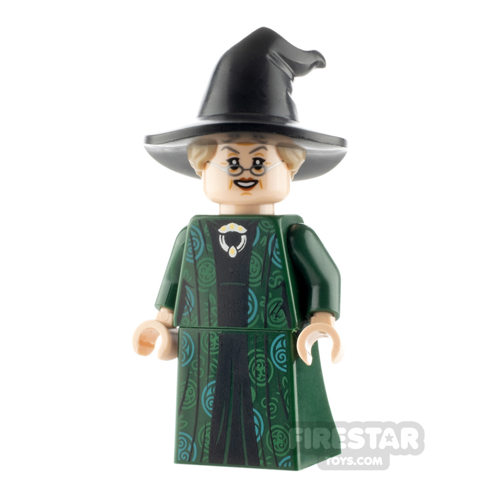 LEGO Harry Potter Minifigure Professor McGonagall Hat with Hair