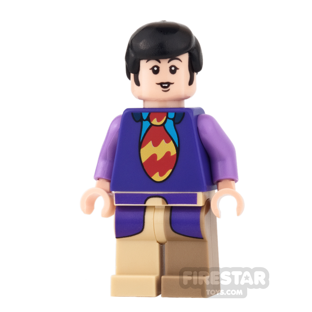 Custom Designed Minifigure Paul from The Beatles Printed On LEGO Parts 