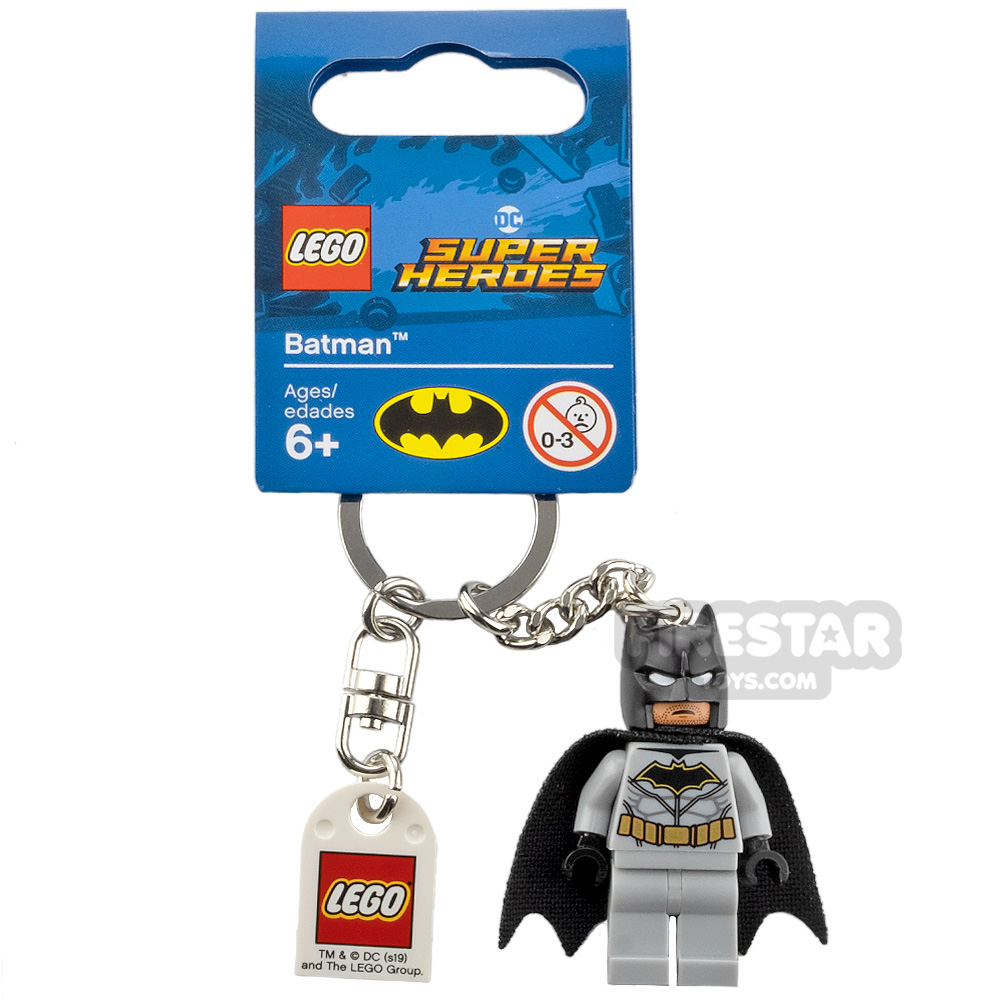 LEGO Super Heroes Keychain Lot of 3 New! Batman, Cyborg, & Black Panther 