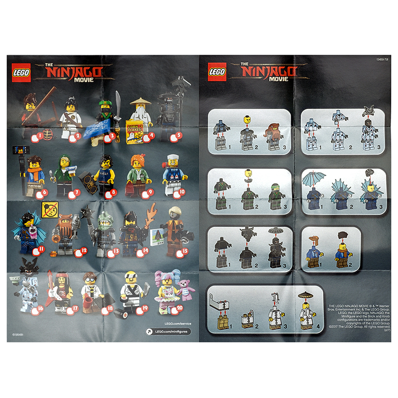 LEGO - Ninjago Movie Collectable Leaflet