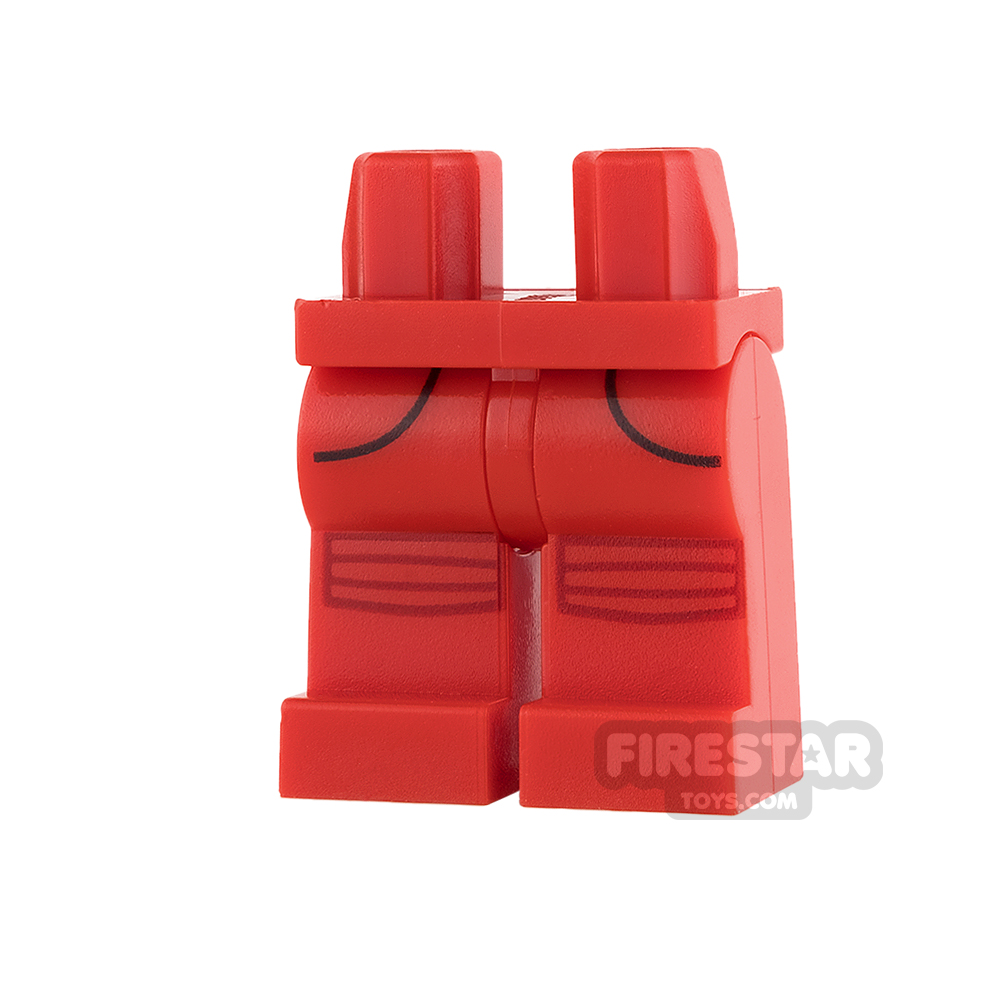 LEGO Minifigure Legs Pockets and Knee PadsRED