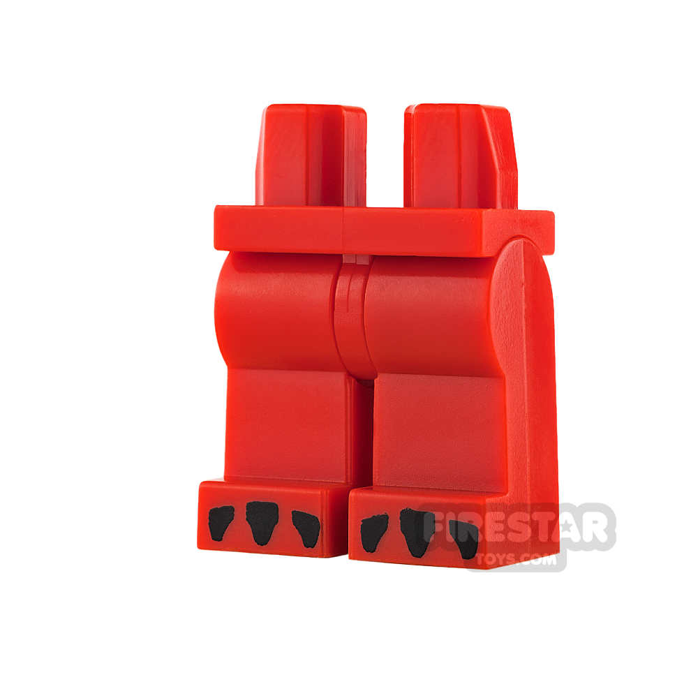 LEGO Mini Figure Legs - Dragon - Red