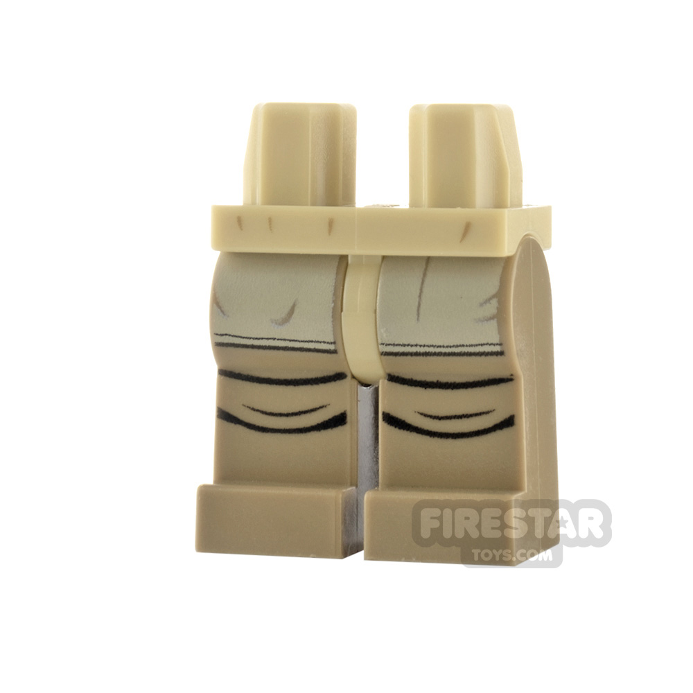 LEGO Minifigure Legs SW Leggings with CreasesTAN