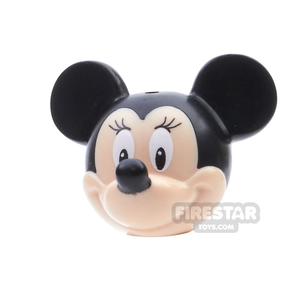 LEGO Mini Figure Heads - Minnie MouseLIGHT FLESH