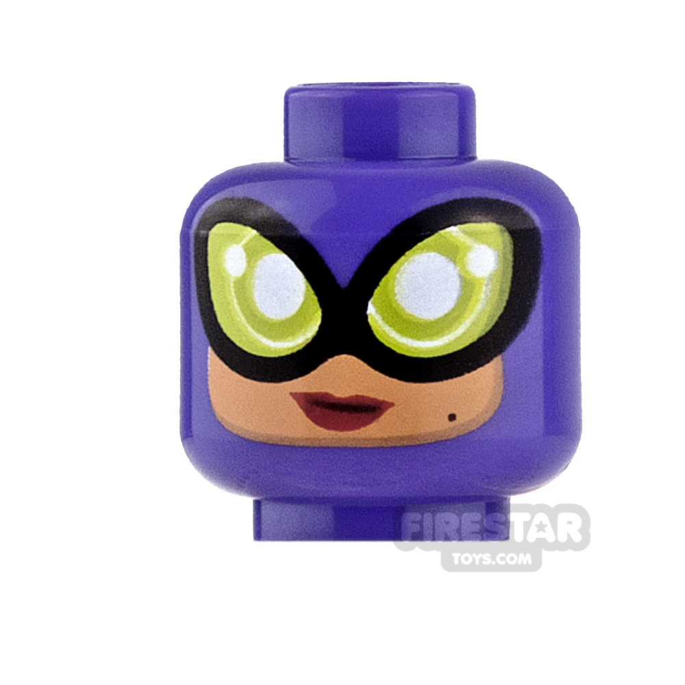 additional image for LEGO Mini Figure Heads - Catwoman - Purple Mask