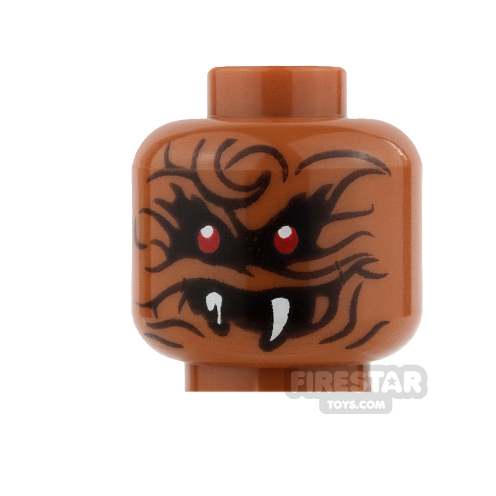 additional image for LEGO Mini Figure Heads - Ninjago - Snake Head - Dark Orange