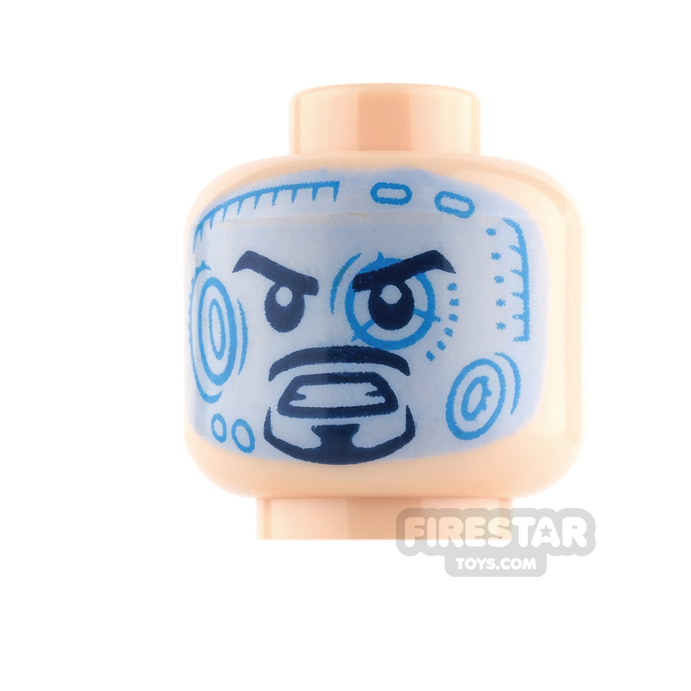 additional image for LEGO Mini Figure Heads Tony Stark Neutral and Digital Interface