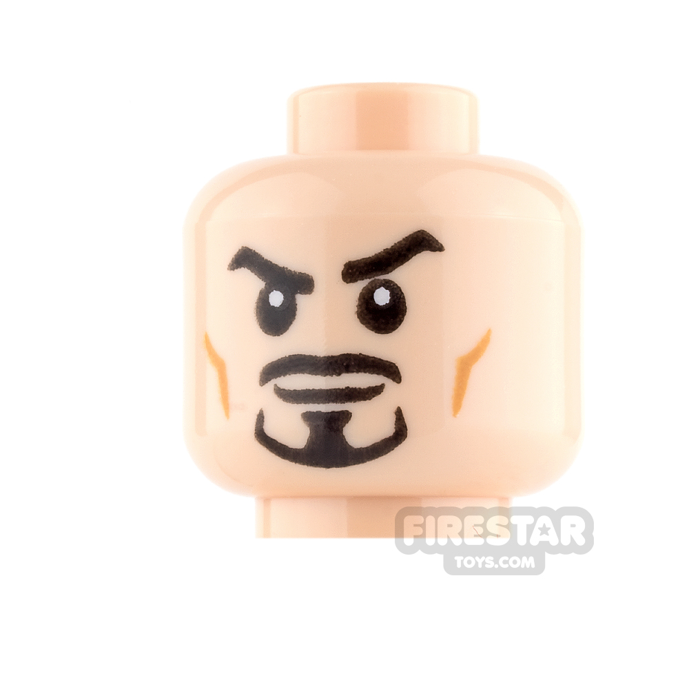 additional image for LEGO Mini Figure Heads Tony Stark Neutral and Digital Interface