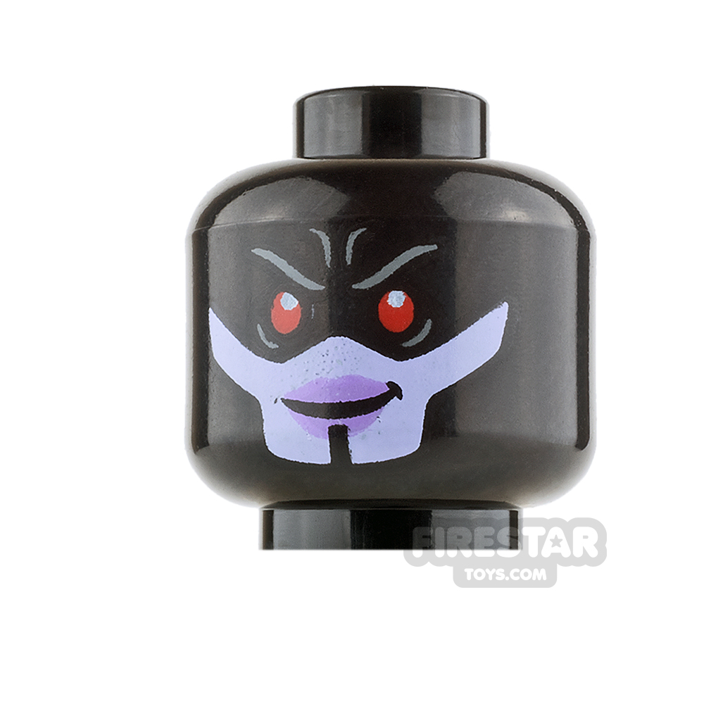 additional image for LEGO Mini Figure Heads - Proxima Midnight - Angry / Evil Smile