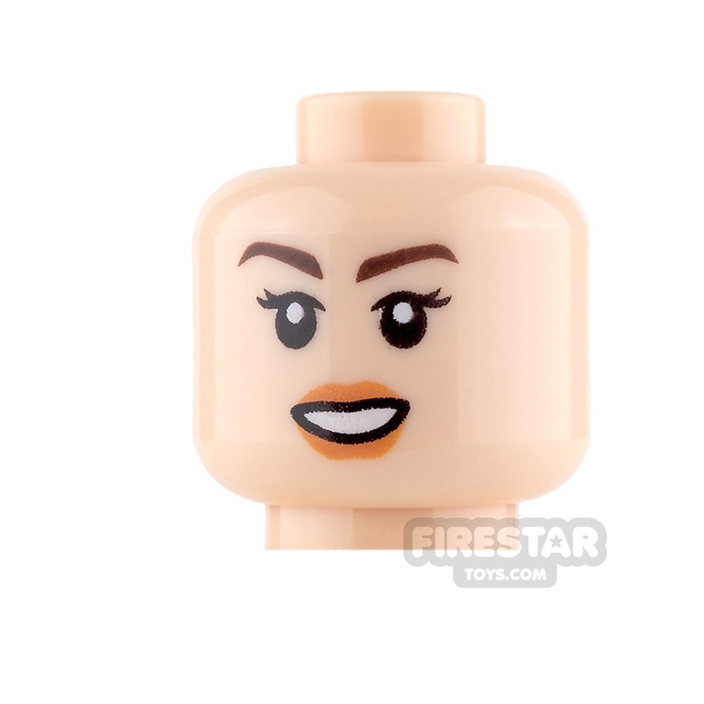 additional image for LEGO Mini Figure Heads - Female - Open Smile / Stern