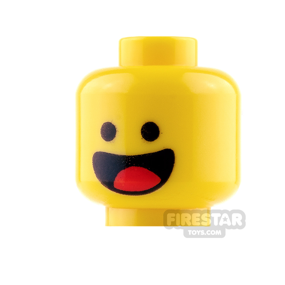 additional image for LEGO Mini Figure Heads - Benny - Smile and Scared