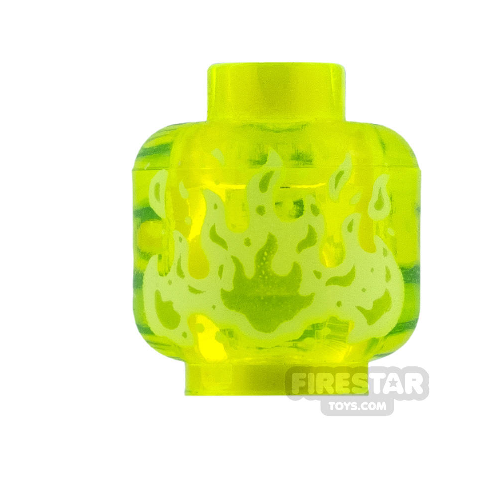 additional image for LEGO Mini Figure Heads Slime Ghost with Beard