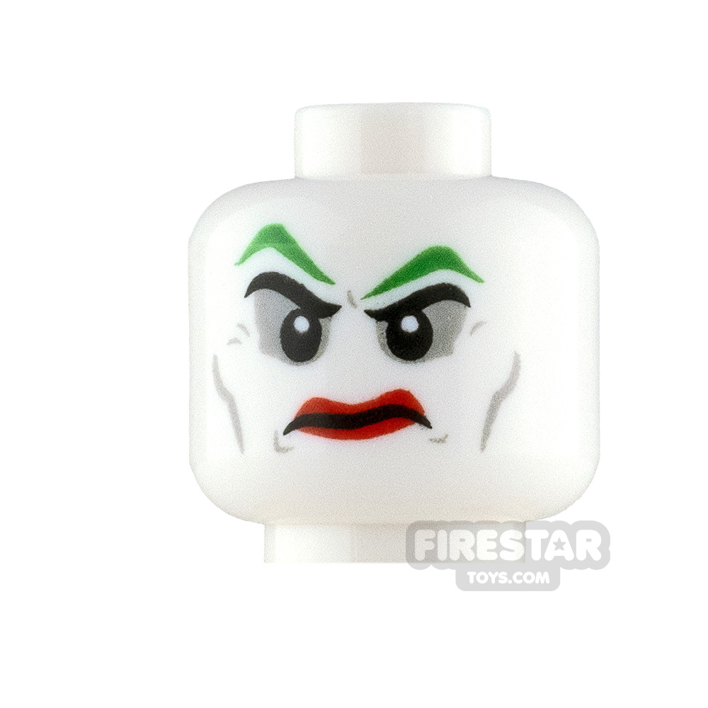 additional image for LEGO Minifigure Heads The Joker Smile and Disgusted