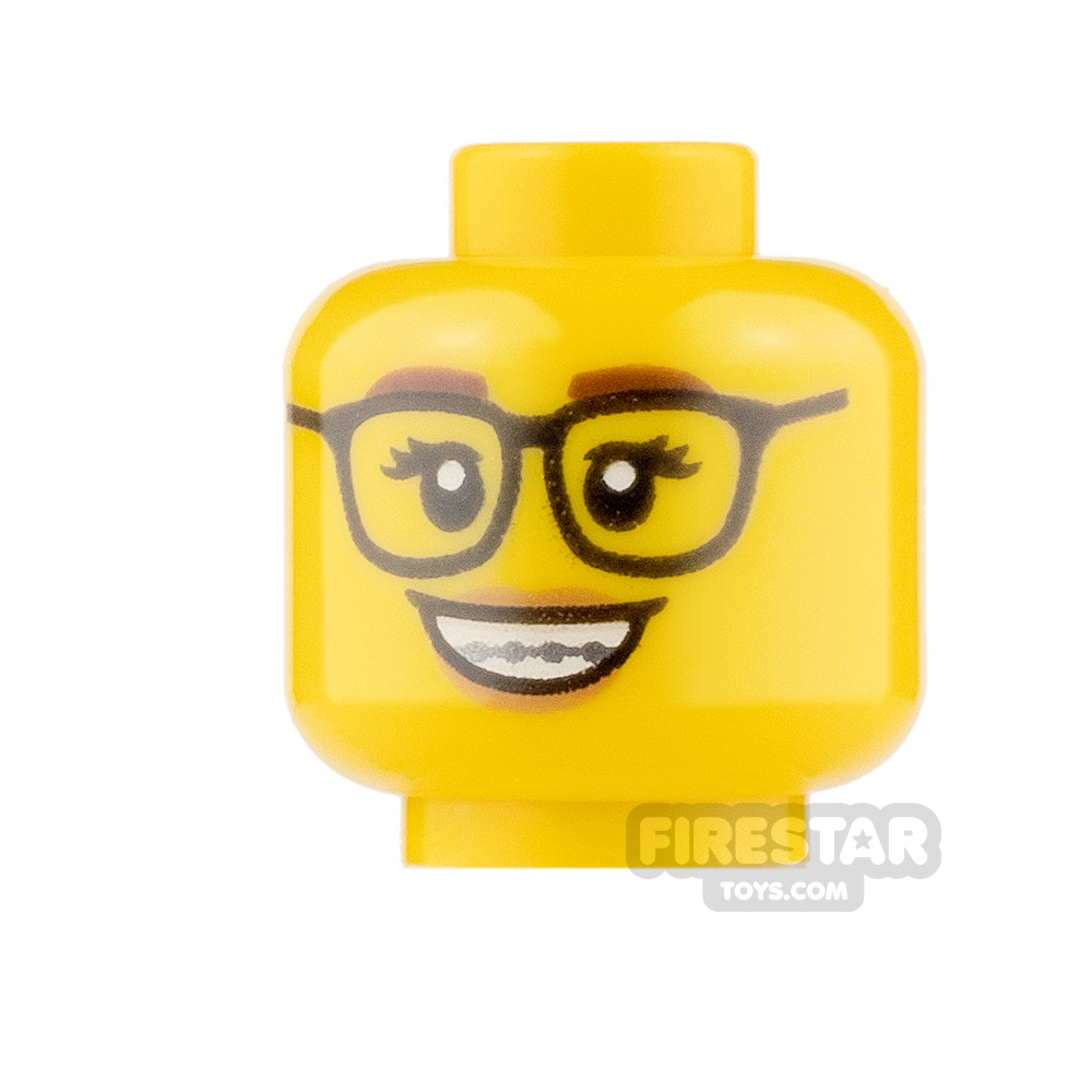 LEGO Minifigure Heads Glasses and Braces