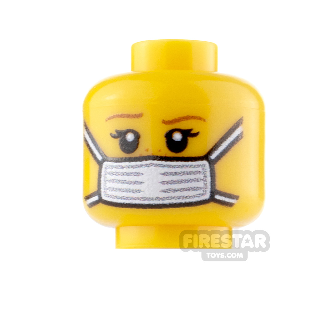 LEGO Pandemic & Netflix Masked Face Mask Girl Custom Minifigures Lady 