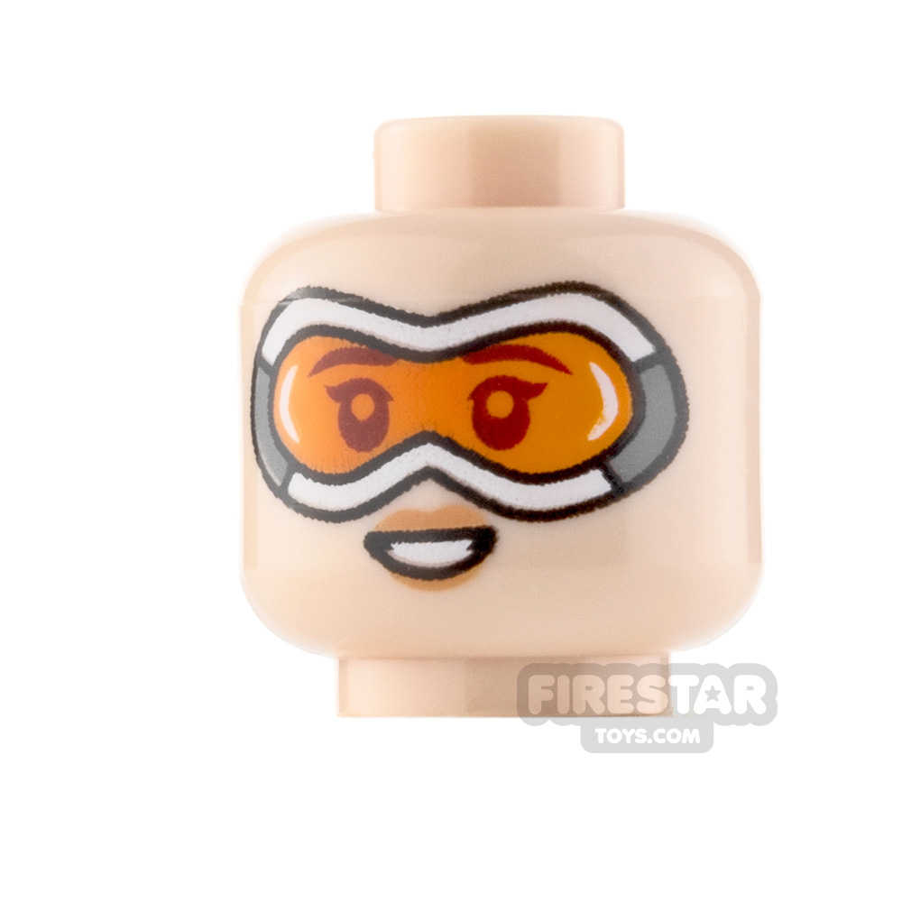 additional image for LEGO Minifigure Heads Goggles with Smile and Smirk