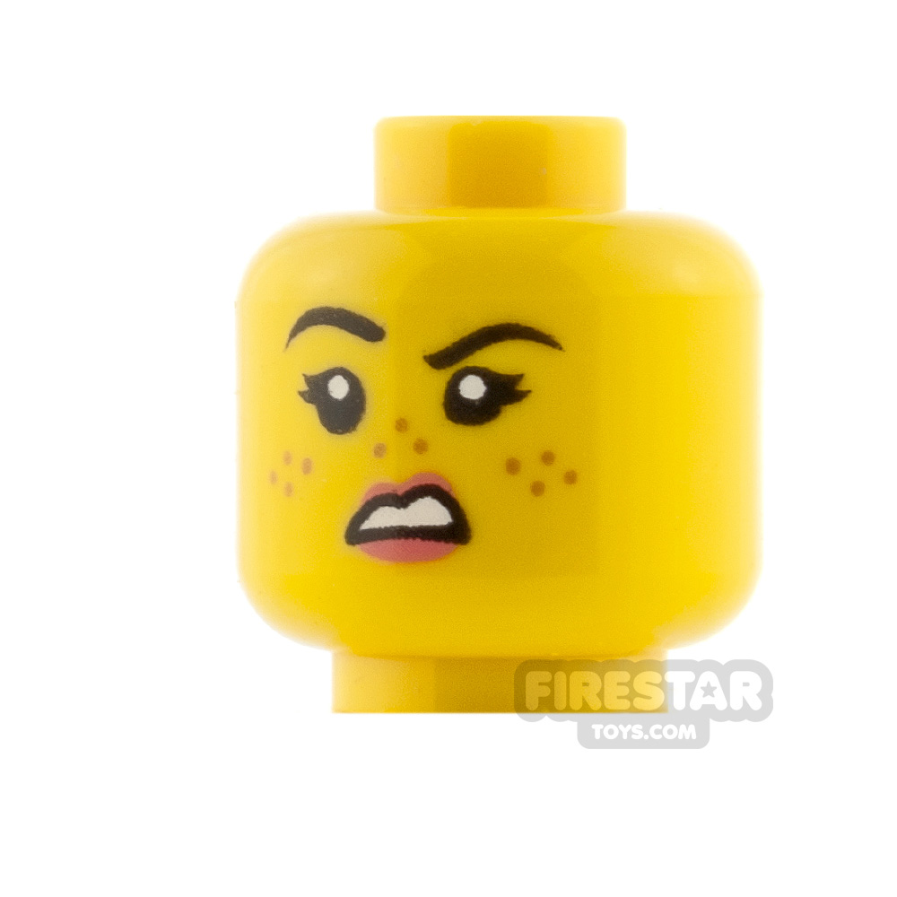LEGO Minifigure Heads Smile With Freckles