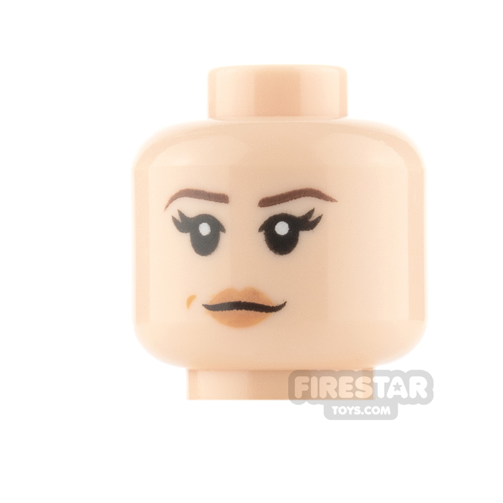 LEGO Minifigure Heads - Neutral / AngryLIGHT FLESH