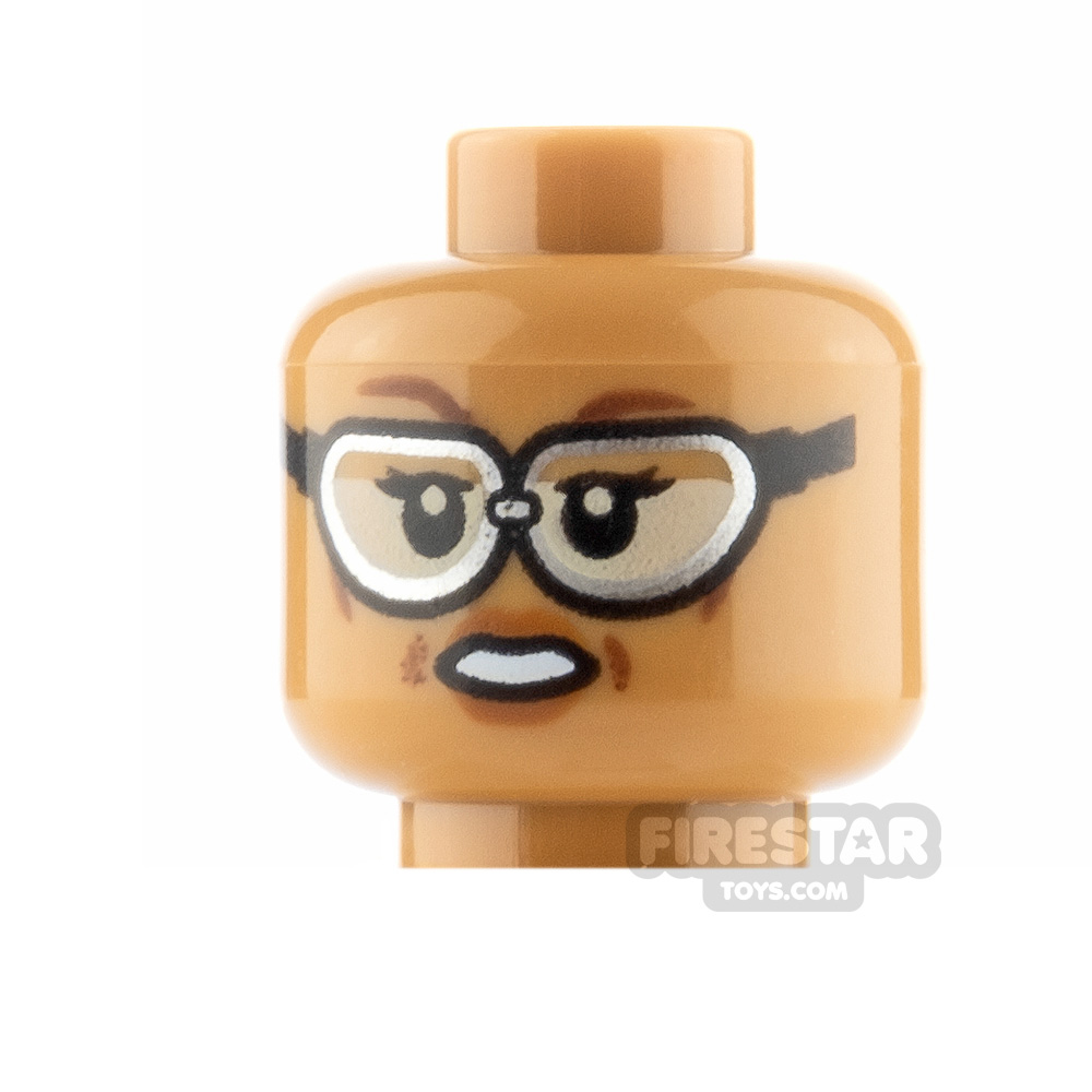 additional image for LEGO Minifigure Heads Neutral and Fierce with Goggles