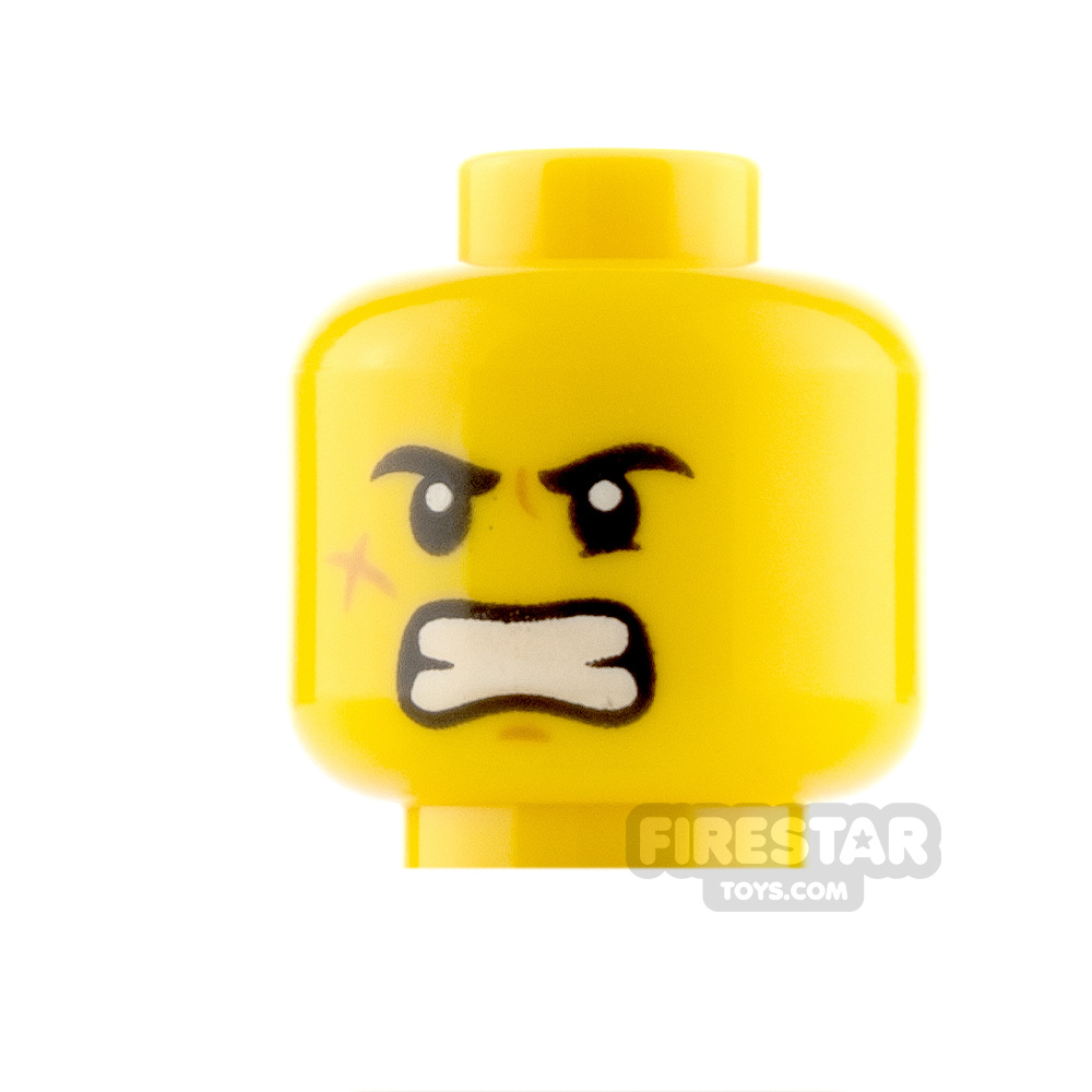 LEGO Minifigure Heads Open Smile and Angry