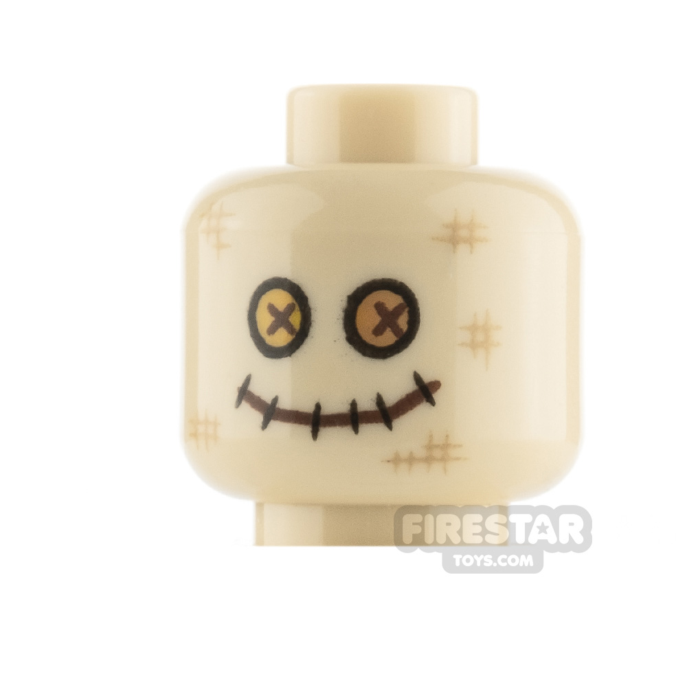 additional image for LEGO Minifigure Heads Scarecrow with Button Eyes