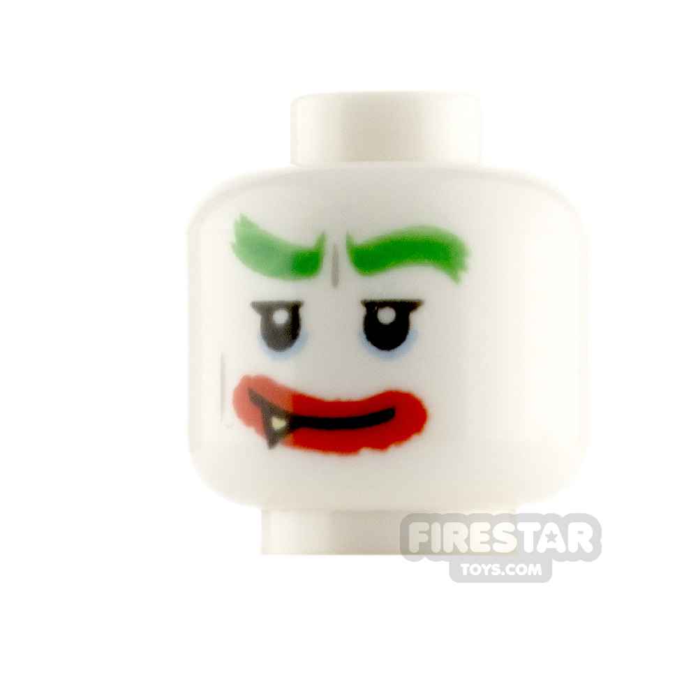 additional image for LEGO Minifigure Heads The Joker Smile and Worried