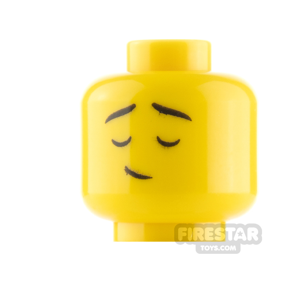 additional image for LEGO Minifigure Heads Serious and Eyes Closed