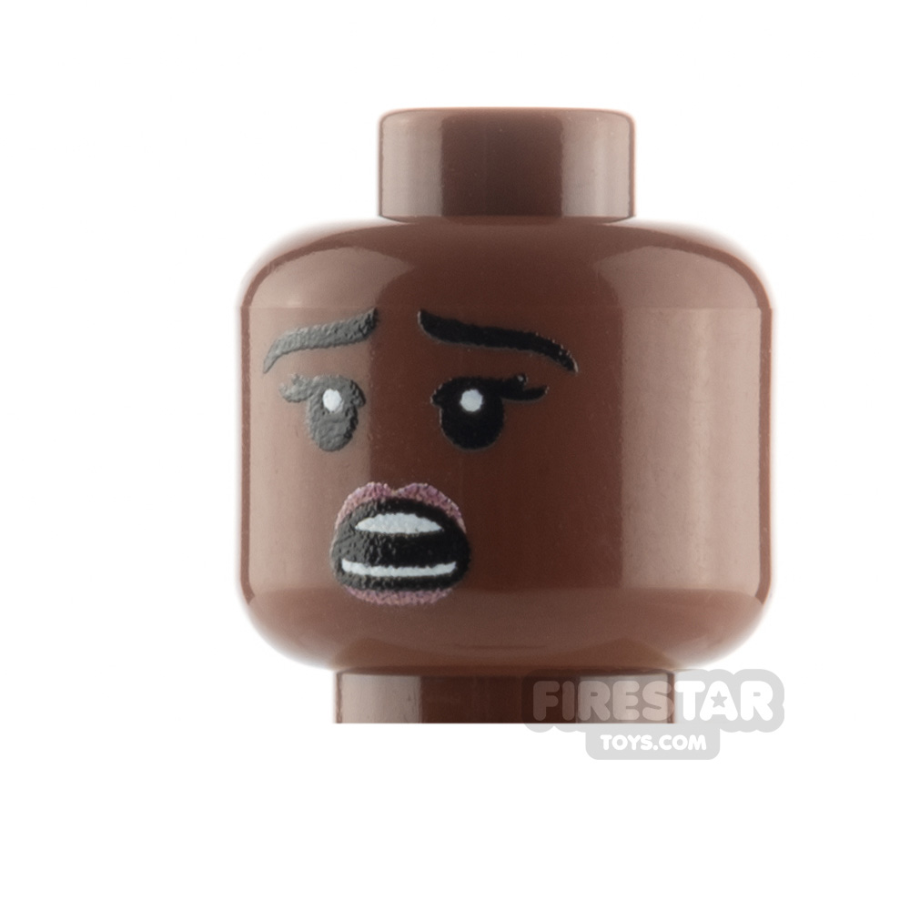 additional image for Custom Minifigure Heads Female Stern and Shocked
