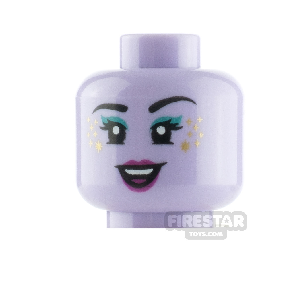 LEGO Minifigure Heads Star Freckles and Eyeshadow