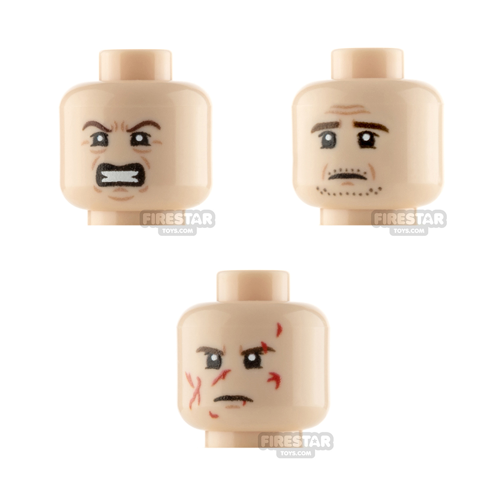 additional image for Custom Minifigure Heads Wall-Crawler 3 Pack