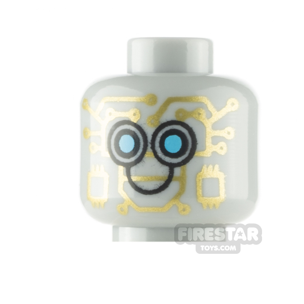 additional image for LEGO Minifigure Head Robot with Circuitry