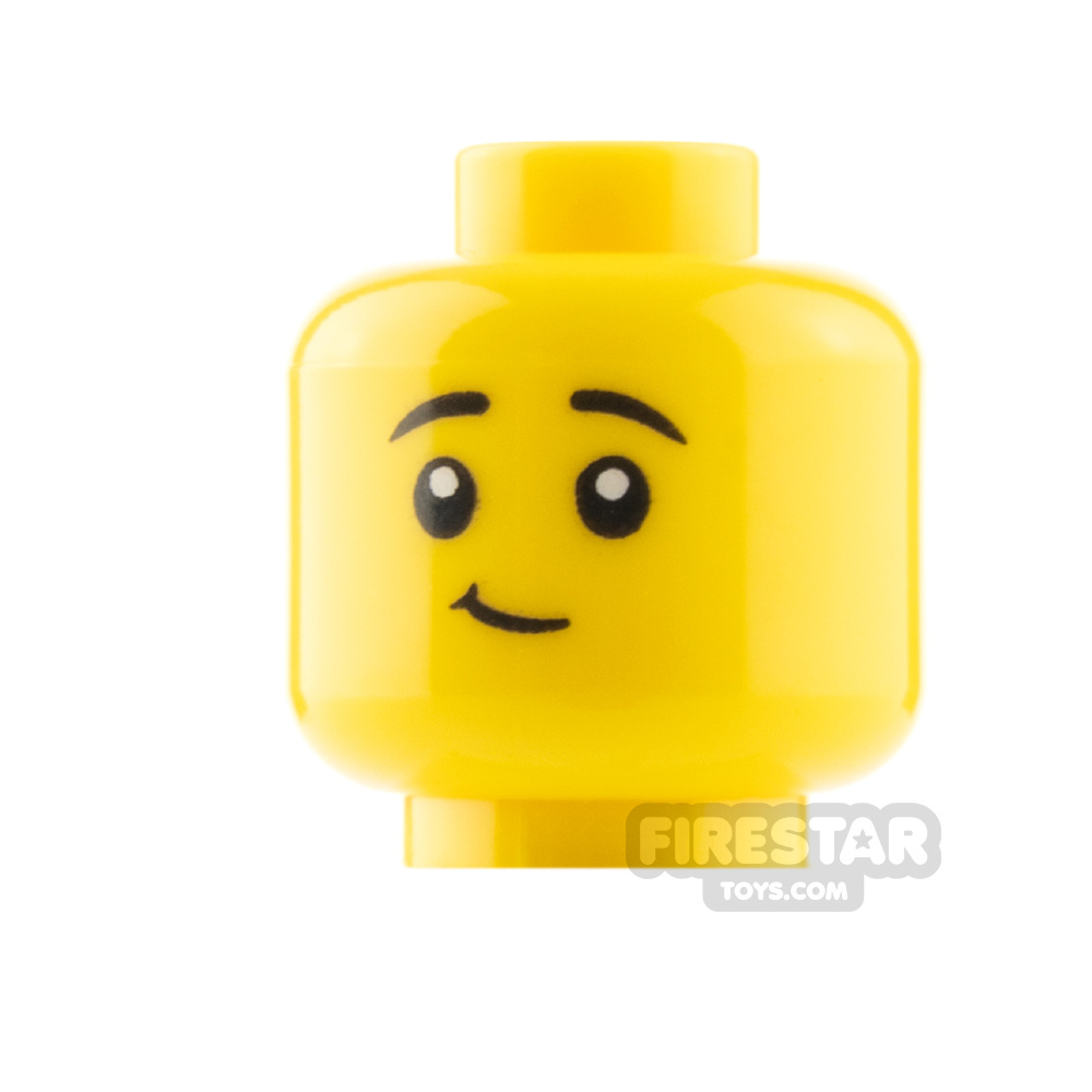 additional image for LEGO Minifigure Heads Crooked Smile / Open Mouth Smile