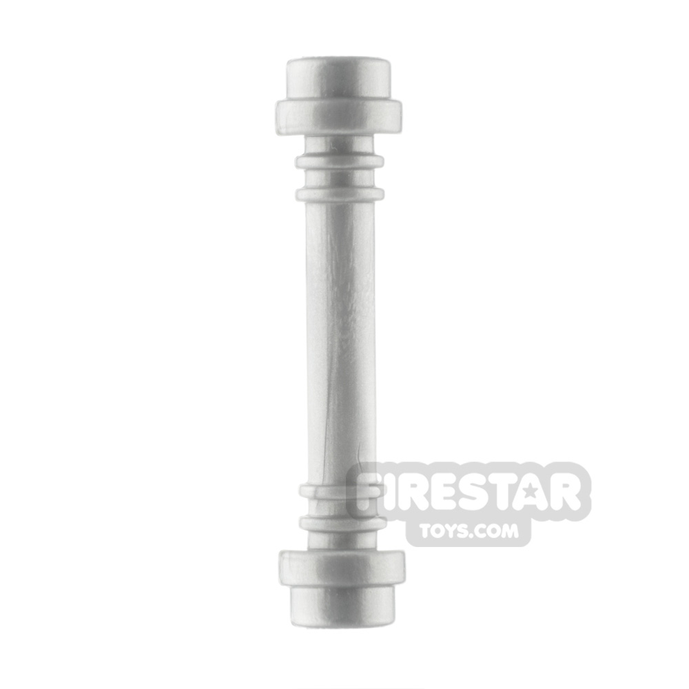 BrickTactical Double Sided Lightsaber Hilt Classic DualFLAT SILVER