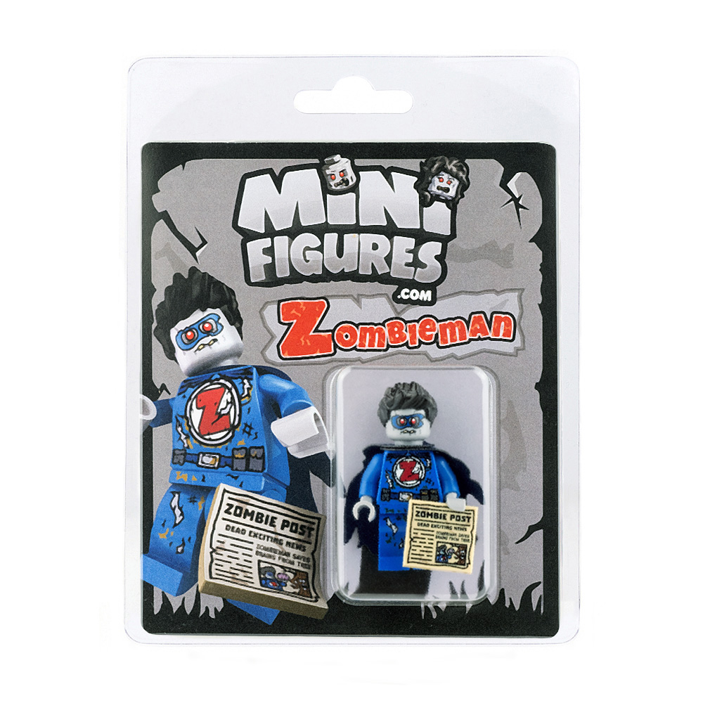 additional image for Custom Design Mini Figure - Zombieman